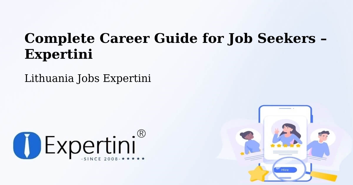 Career Guide for Job Seekers – Eišiškės - Eišiškės, Lithuania Jobs Expertini