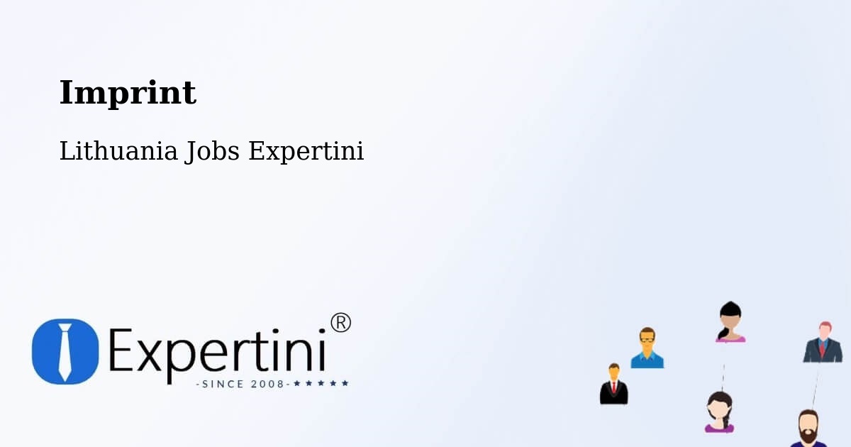 Imprint – Eišiškės - Lithuania Jobs Expertini