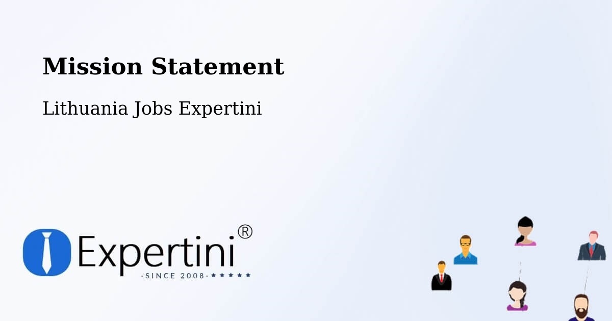Corporate Mission – Eišiškės - Lithuania Jobs Expertini